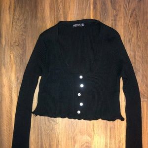 Nasty Gal Cropped Sweater